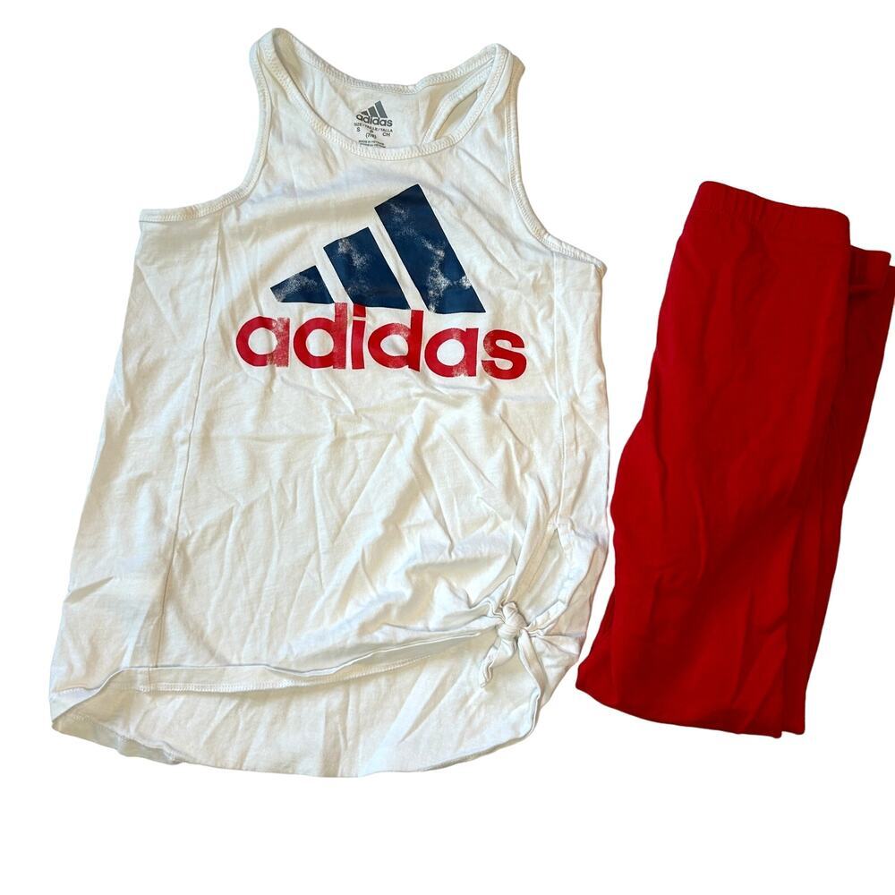 Adidas Logo Tank Outfit Set 6-7Y